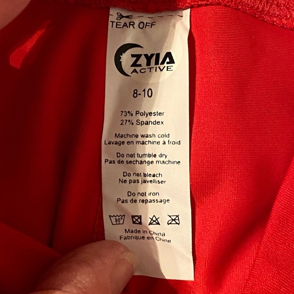 Zyia active scarlet curves pocket light n tight 7/8 24” ( 8-10 ) NWT … - Picture 2 of 9